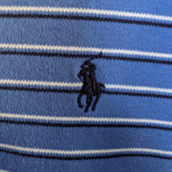 Polo by Ralph Lauren Blue Polo Shirt - Sz L - Picture 5 of 7